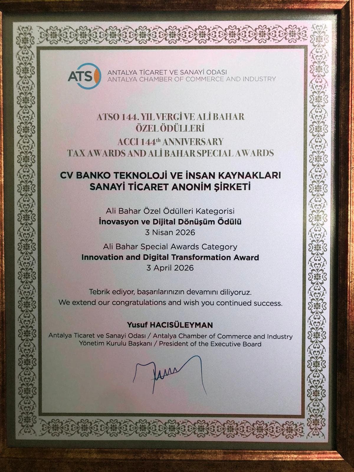 İnovasyon ve Dijital Dönüşüm Ödülü 1
